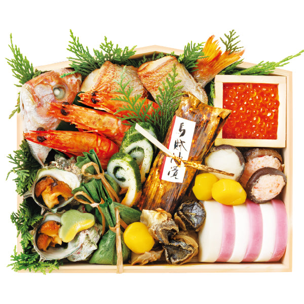 参宮おせち 吉祥 絵馬三段重 【送料込】【冷凍商品】