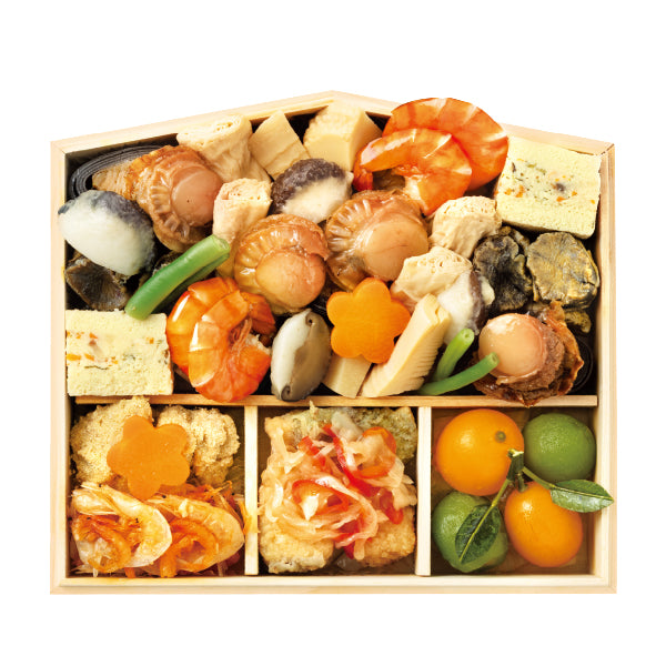 参宮おせち 福祥 絵馬三段重 【送料込】【冷凍商品】