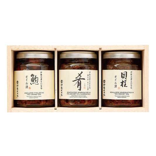 伊勢志摩XO旨味 オイル漬3種